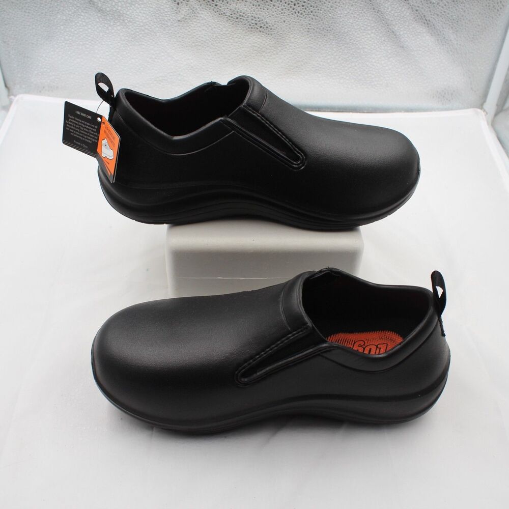 Lugz Pro-Tech Sizzle Slip Resistant Clog Unisex Men's 6 D Black NIB Pls Read!